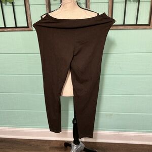 Simply Vera Vera Wang Brown Leggings | Size L